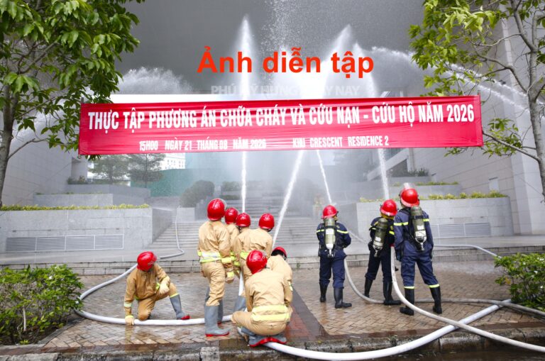 Phú Mỹ Hưng Tổ Chức Nhiều Cuộc Diễn Tập PCCC